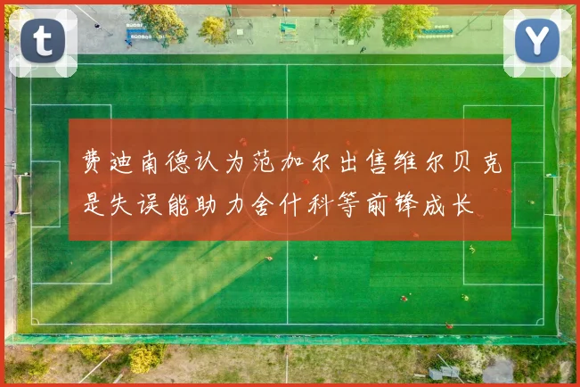 费迪南德认为范加尔出售维尔贝克是失误能助力舍什科等前锋成长